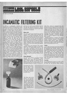 Isco Iscorama manual. Camera Instructions.